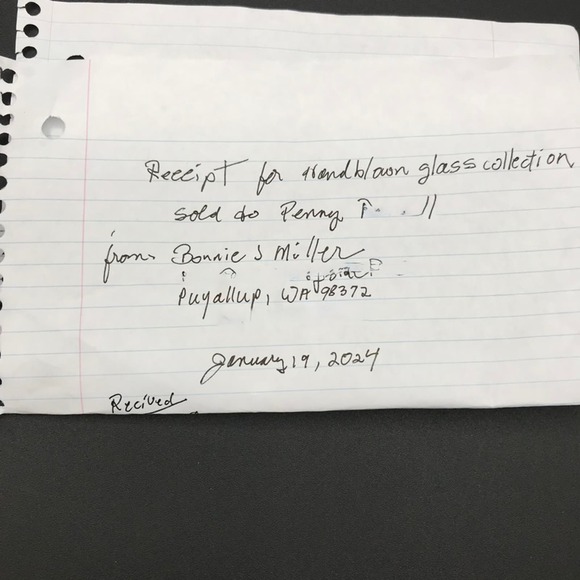 Vintage Stephen Dale Edwards Hand Blown Red Opalescent Bowl Pilchuck Glass '79 - Picture 11 of 11